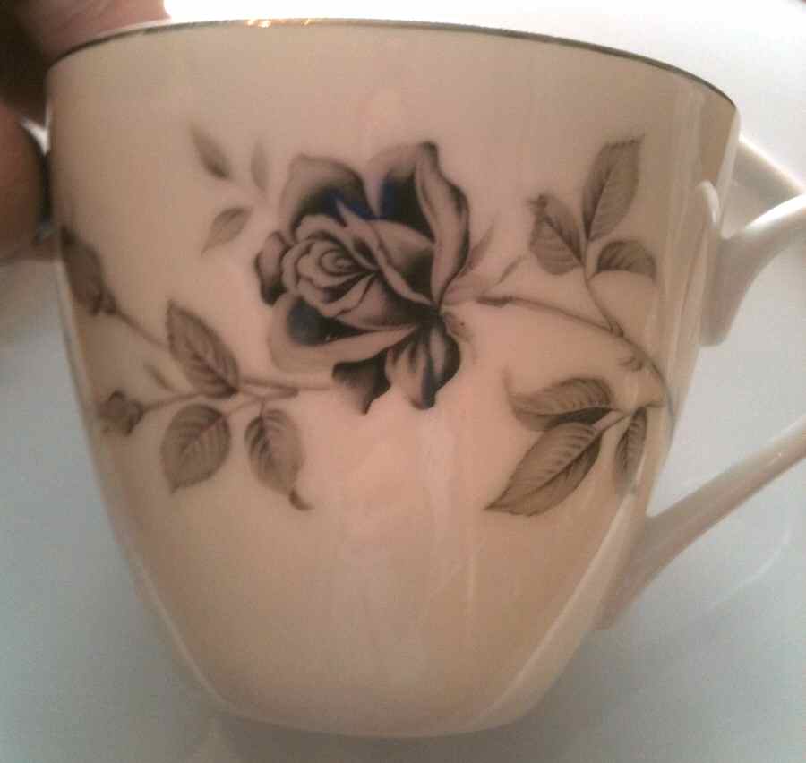 Nocturne Rose Flat Cup by Royale-1