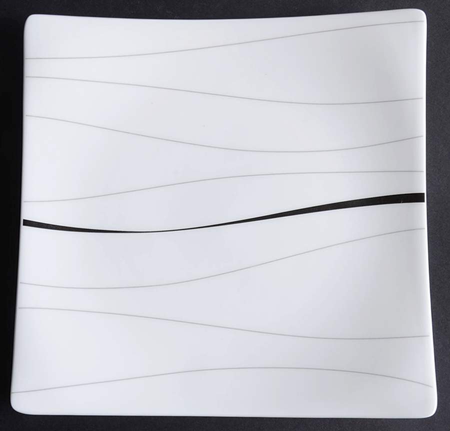 Odett Platinum Square Salad Plate by Red Vanilla-1