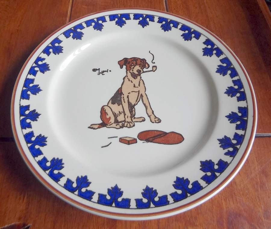 Aldins Dogs Dinner Plate by Royal Doulton-1