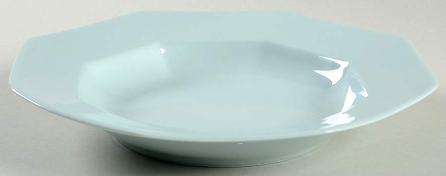 Celadon Rim Soup Bowl by Raynaud-1
