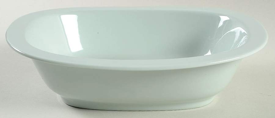 Celadon 9" Oval Vegetable Bowl by Raynaud-1