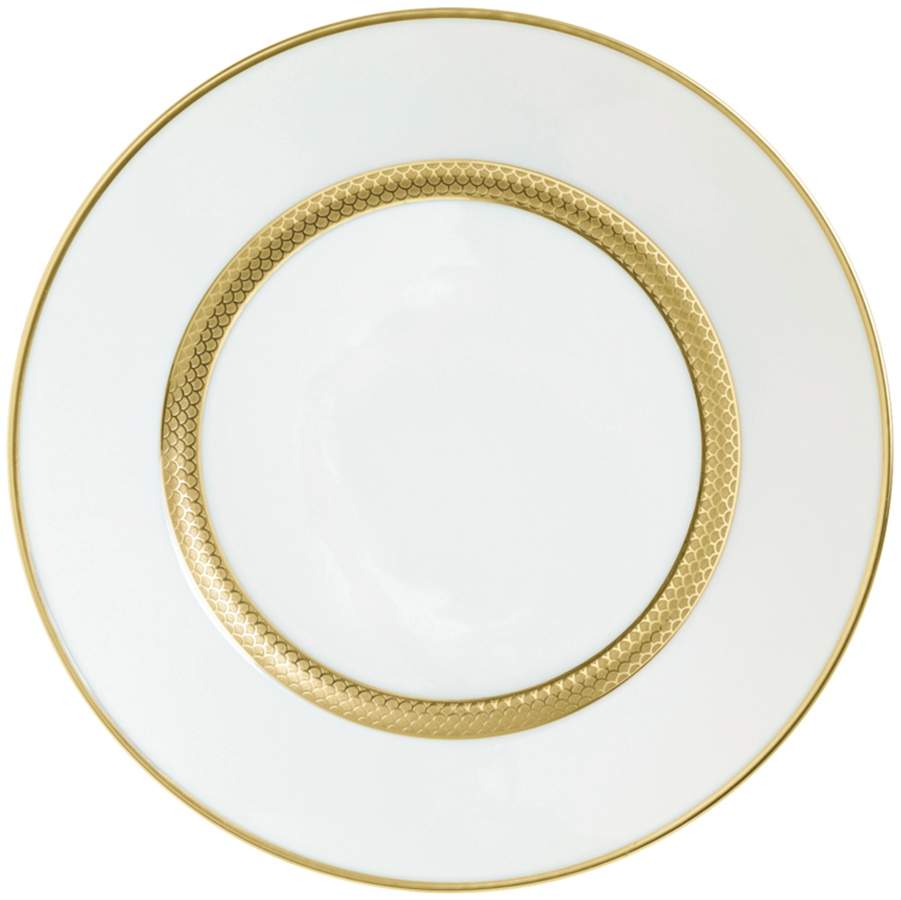 Odyssee Gold (White) Dinner Plate by Raynaud-1