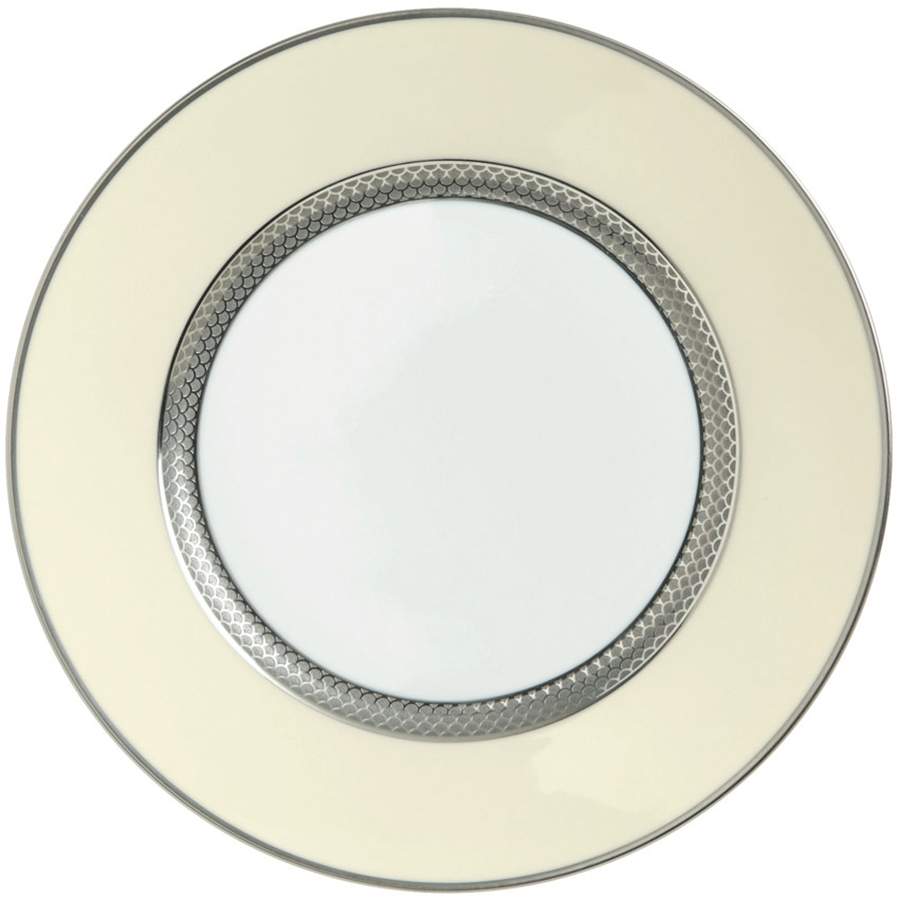Odyssee Platinum (Ivory) Dinner Plate by Raynaud-1