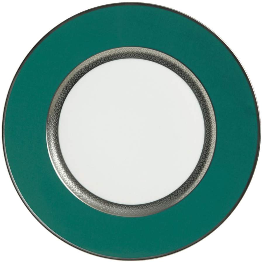 Odyssee Platinum (Turquoise) Dinner Plate by Raynaud-1
