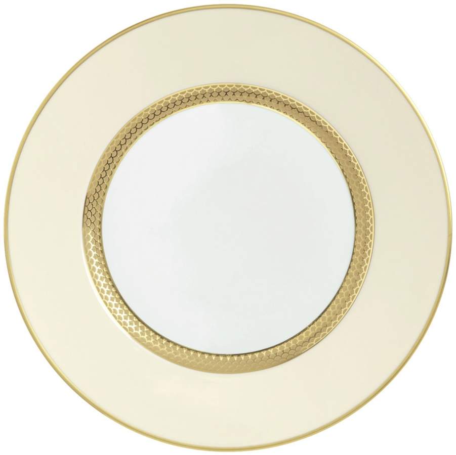 Odyssee Gold (Ivory) Dinner Plate by Raynaud-1