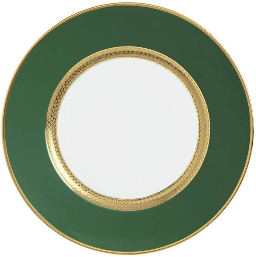 Odyssee Gold (Green) Dinner Plate by Raynaud-1