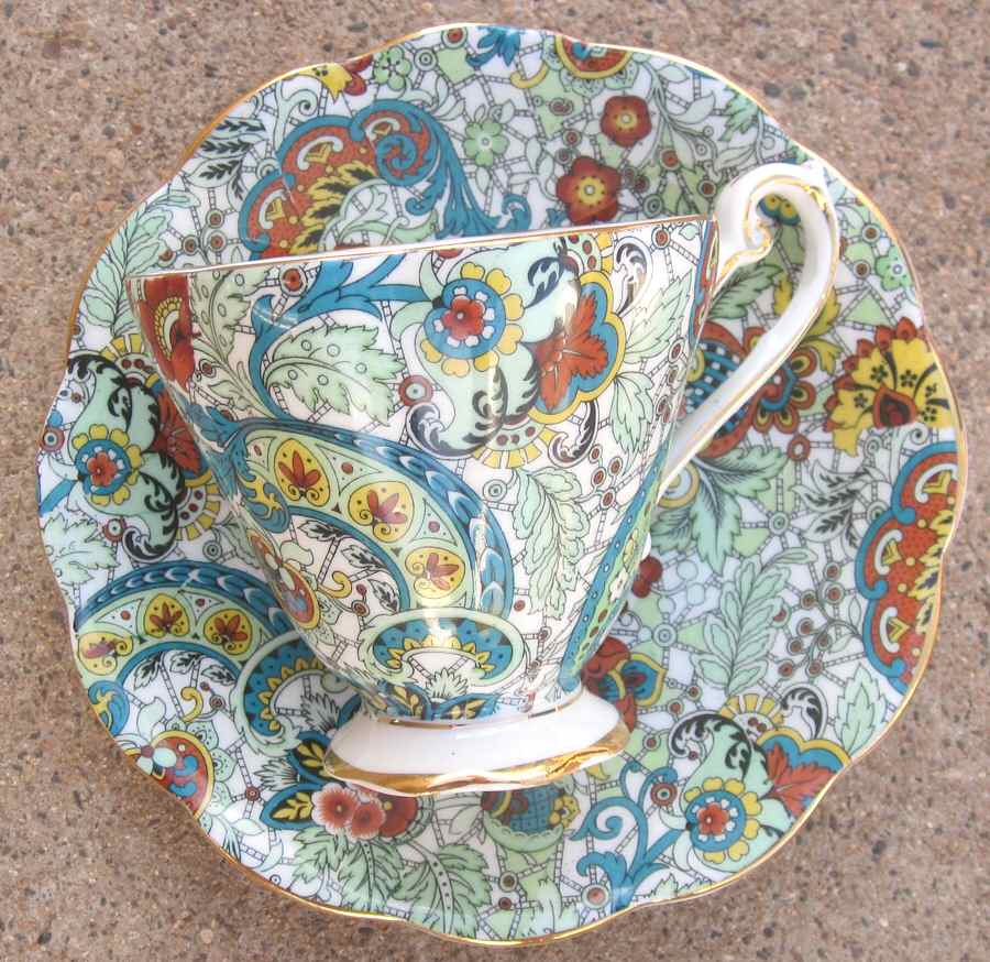 1859 Footed Cup & Saucer Set by Royal Standard-1