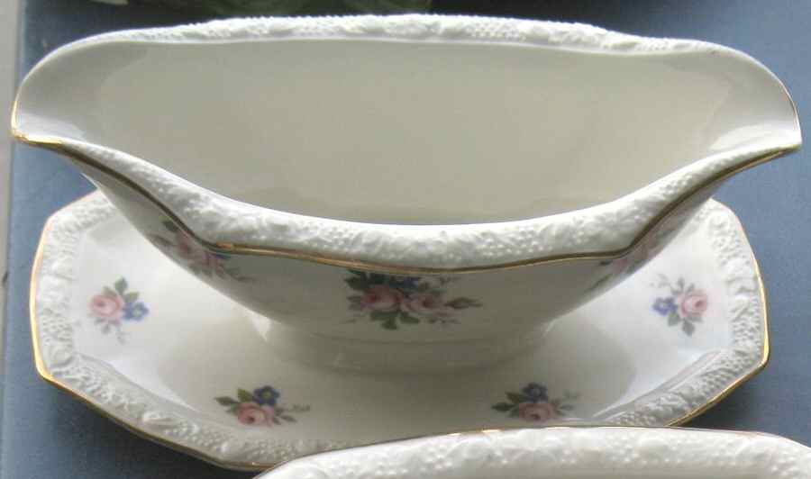 RHS56 Gravy Boat with Attached Underplate by Reinhold Schlegelmilch-1