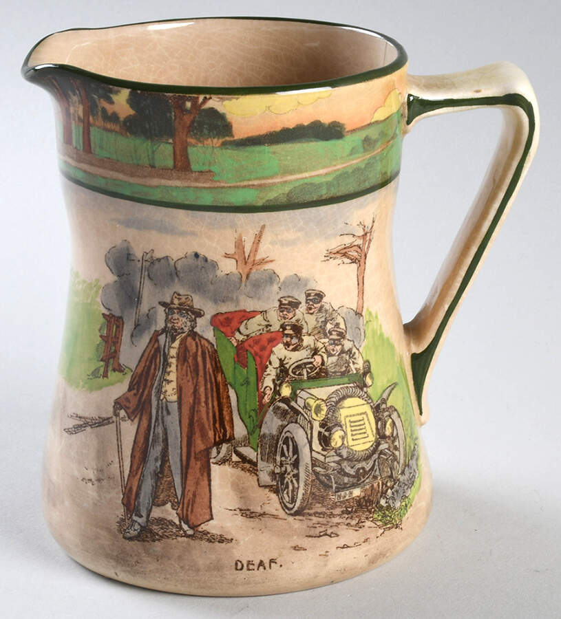 Early Motoring 24 Oz Pitcher by Royal Doulton-1