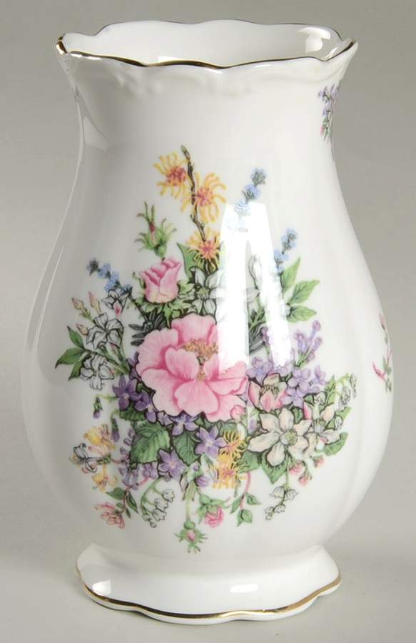 Fragrant Flowers Vase by Royal Albert-1