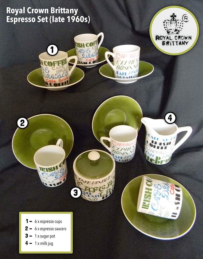 Brittany Sugar Bowl & Lid by Royal Crown (Japan)-1