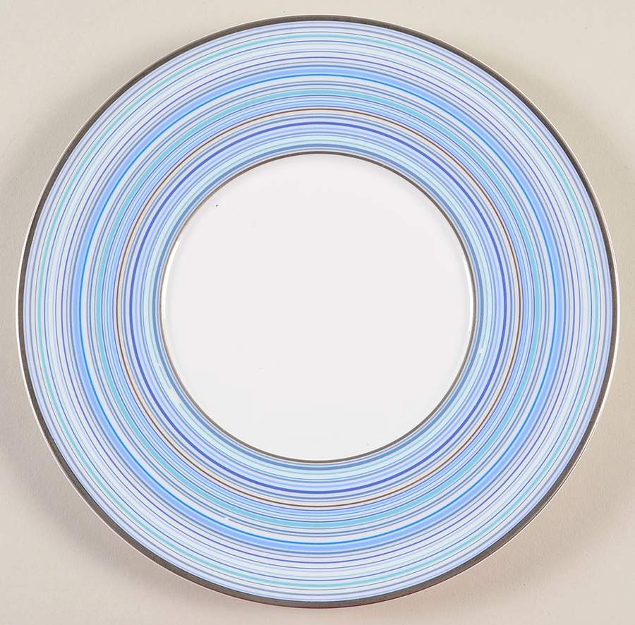 Attraction Turquoise Salad/Dessert Plate by Raynaud-1