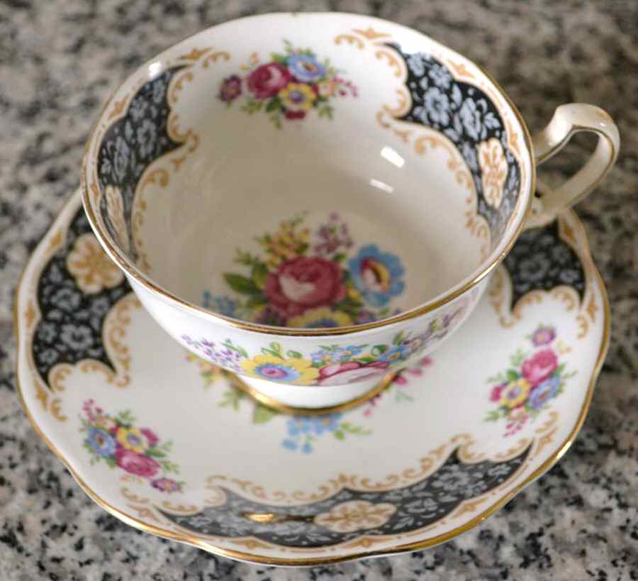 RSD65 Footed Cup & Saucer Set by Royal Standard-1