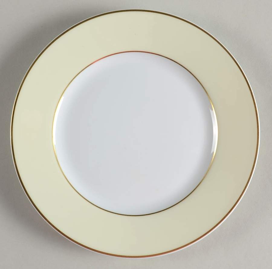 Serenite Pale Yellow Salad Plate by Raynaud-1