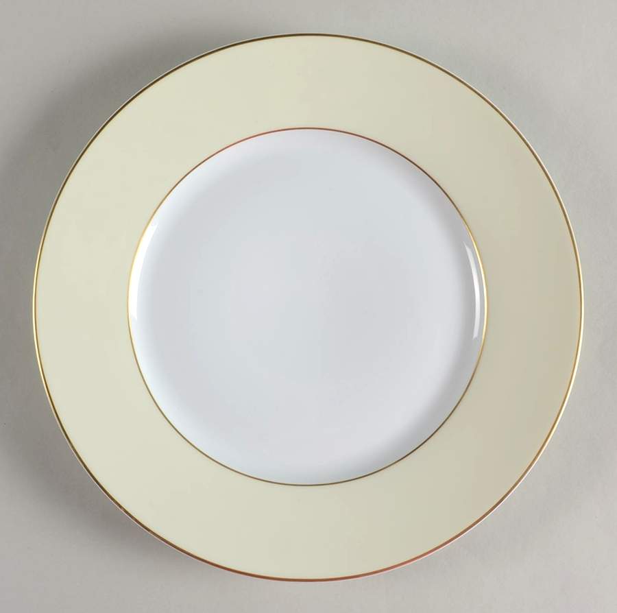 Serenite Pale Yellow Dinner Plate by Raynaud-1