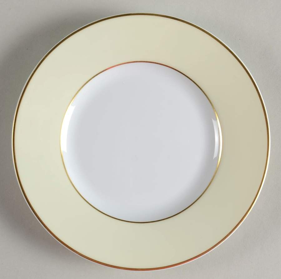 Serenite Pale Yellow Bread & Butter Plate by Raynaud-1