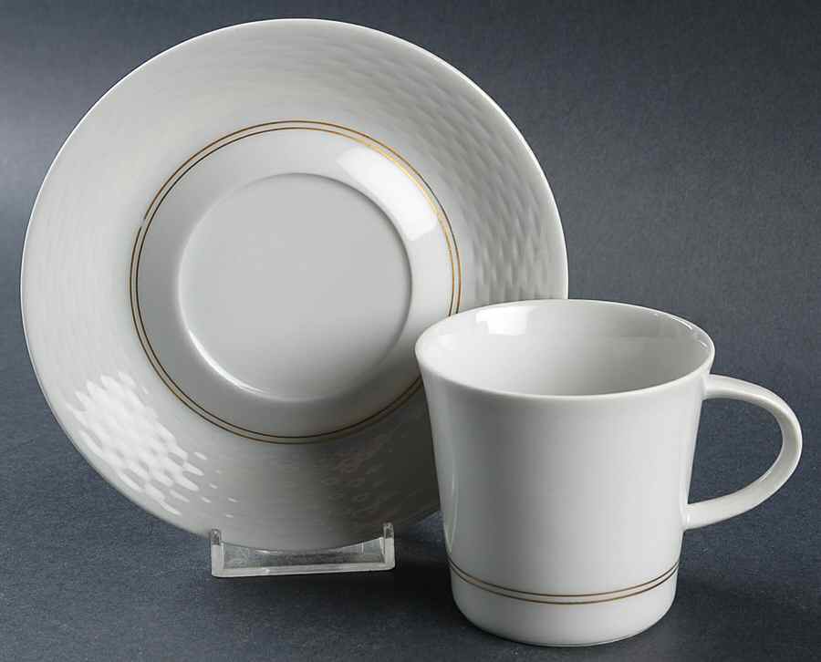 RBO13 Flat Cup & Saucer Set by Royal Bohemian-1