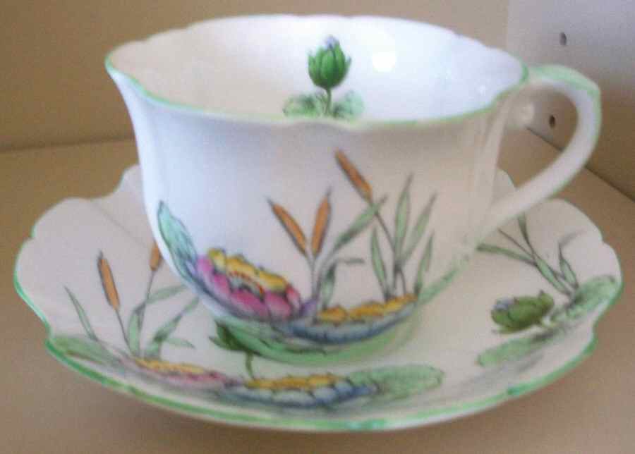 7064 Flat Cup & Saucer Set by Royal Stafford-1