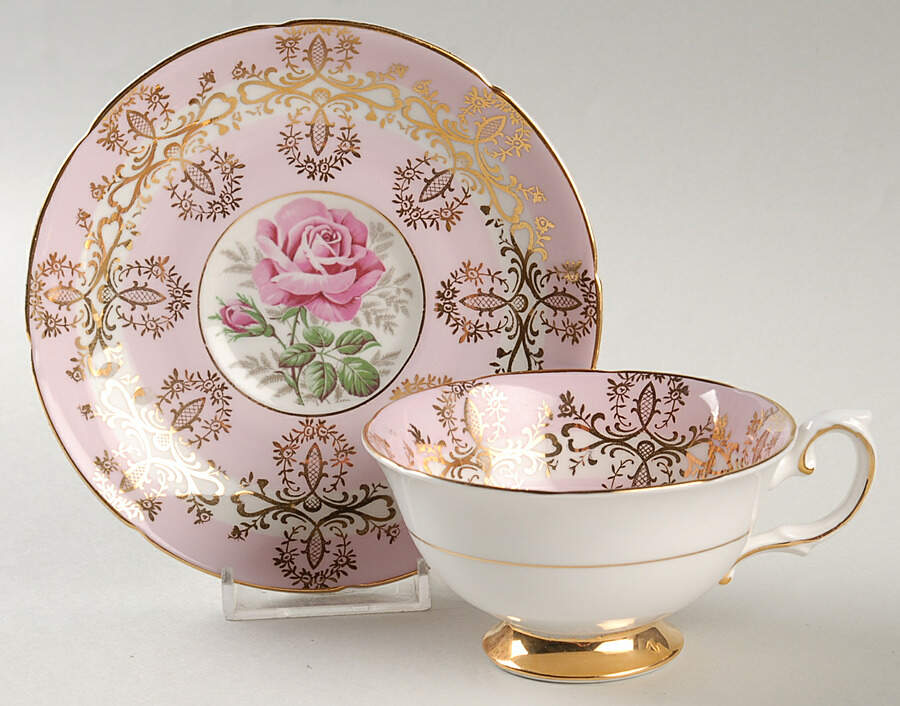 8652 Footed Cup & Saucer Set by Royal Grafton-1
