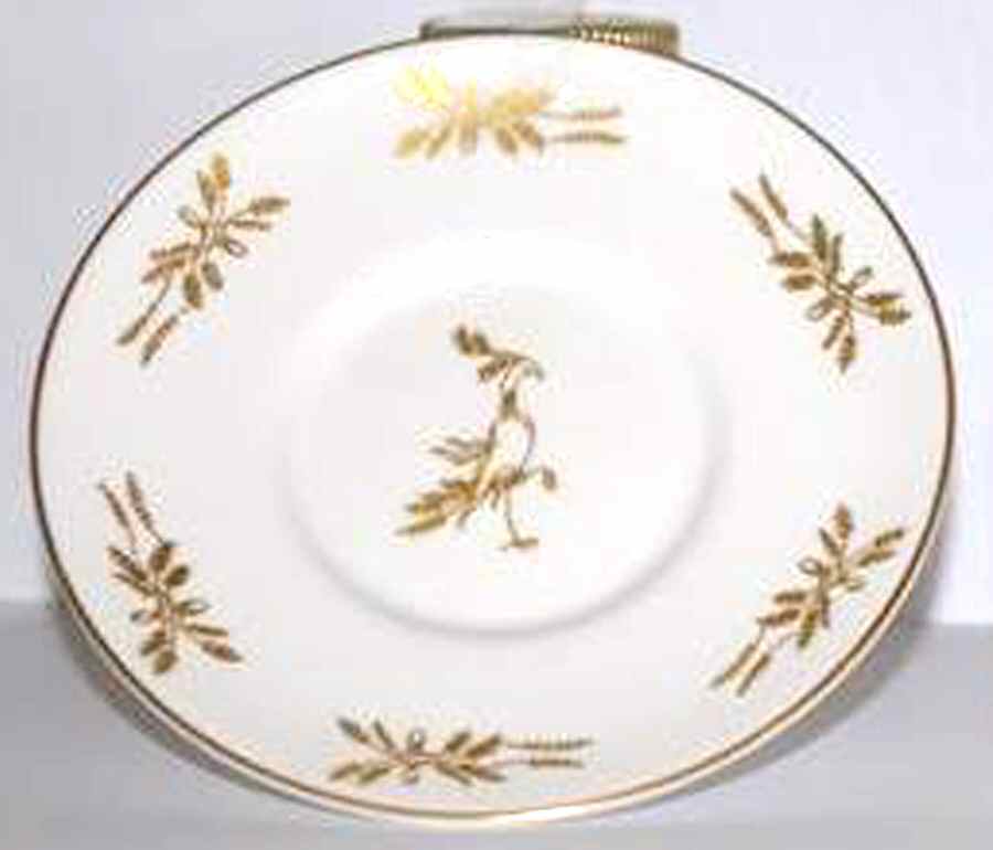 Corn Dolly Saucer for Demitasse Cup by Royal Worcester-1