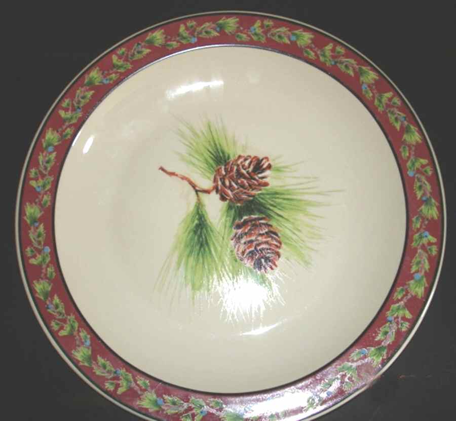 Pinecone Dinner Plate by Rivers Edge Products-1