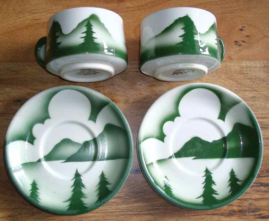 ROJ271 Footed Cup & Saucer Set by Royal Jackson-1