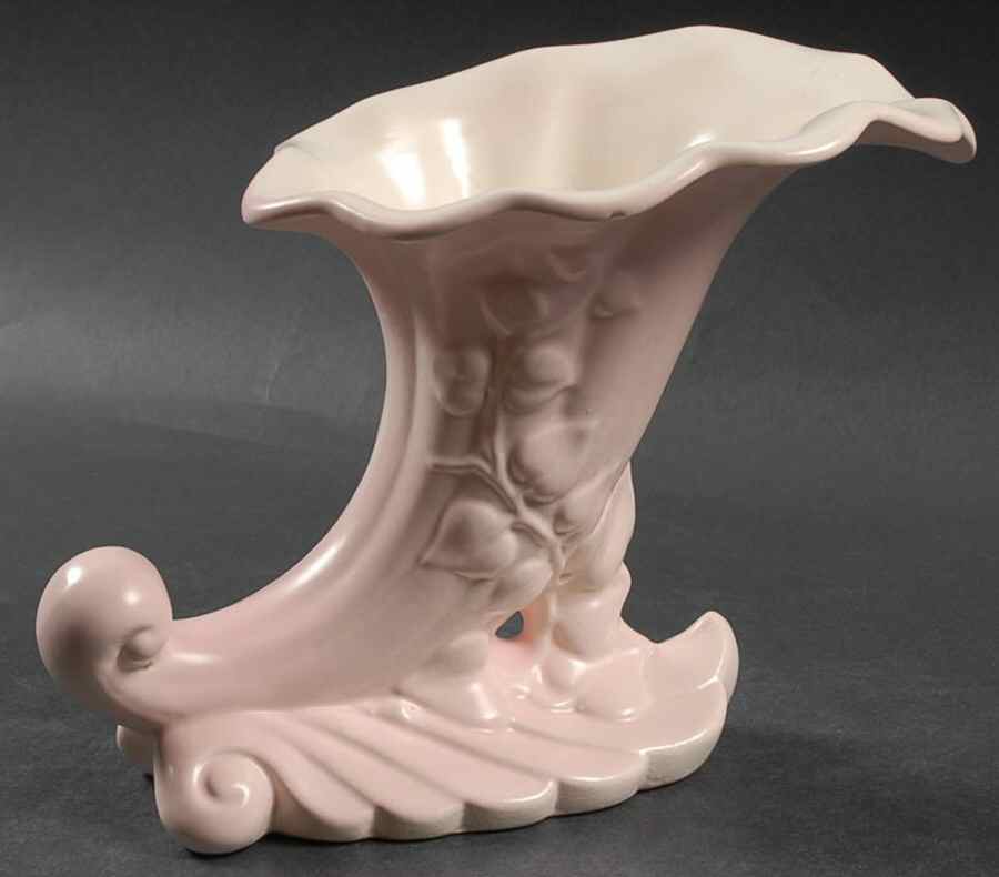 Art Pottery Cornucopia by Red Wing-1