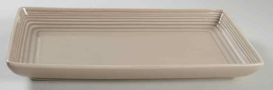 Maze Taupe 11" Rectangular Serving Platter by Royal Doulton-1