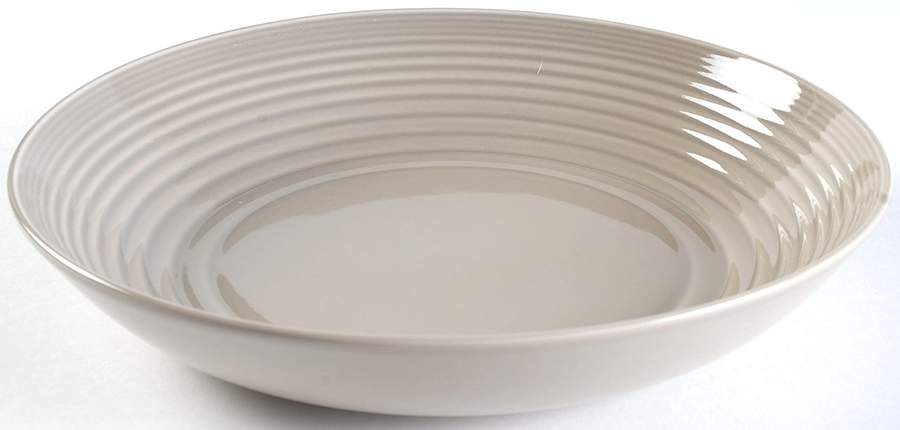 Maze Taupe 11" Round Serving Bowl by Royal Doulton-1