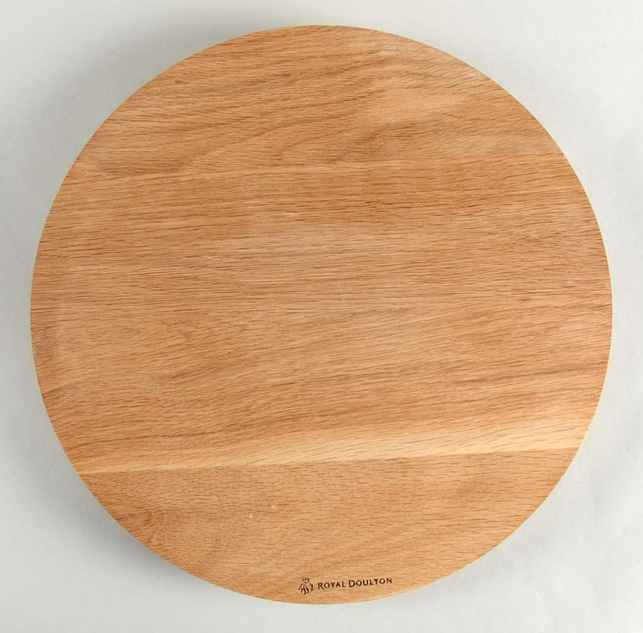 1815 Wood Lazy Susan Turntable by Royal Doulton-1