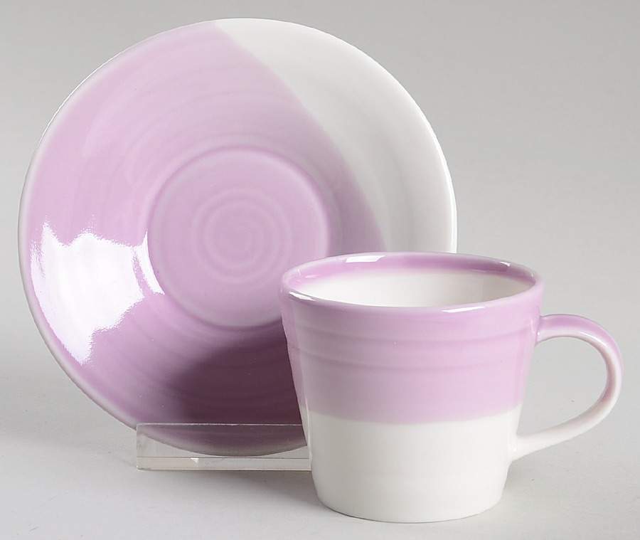 1815 Flat Demitasse Cup & Saucer Set by Royal Doulton-1