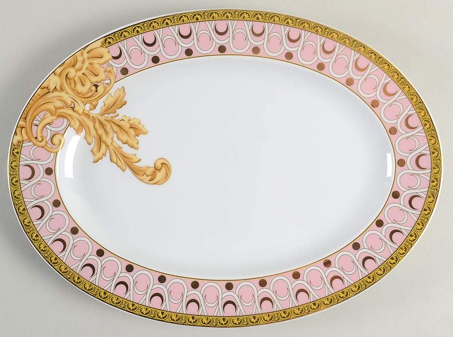 Les Reves Byzantins 13" Oval Serving Platter by Rosenthal - Continental-1