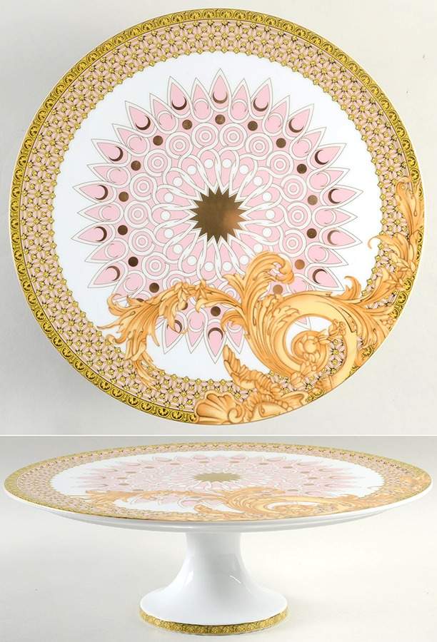 Les Reves Byzantins 12" Diameter Pedestal Cake Stand by Rosenthal - Continental-1
