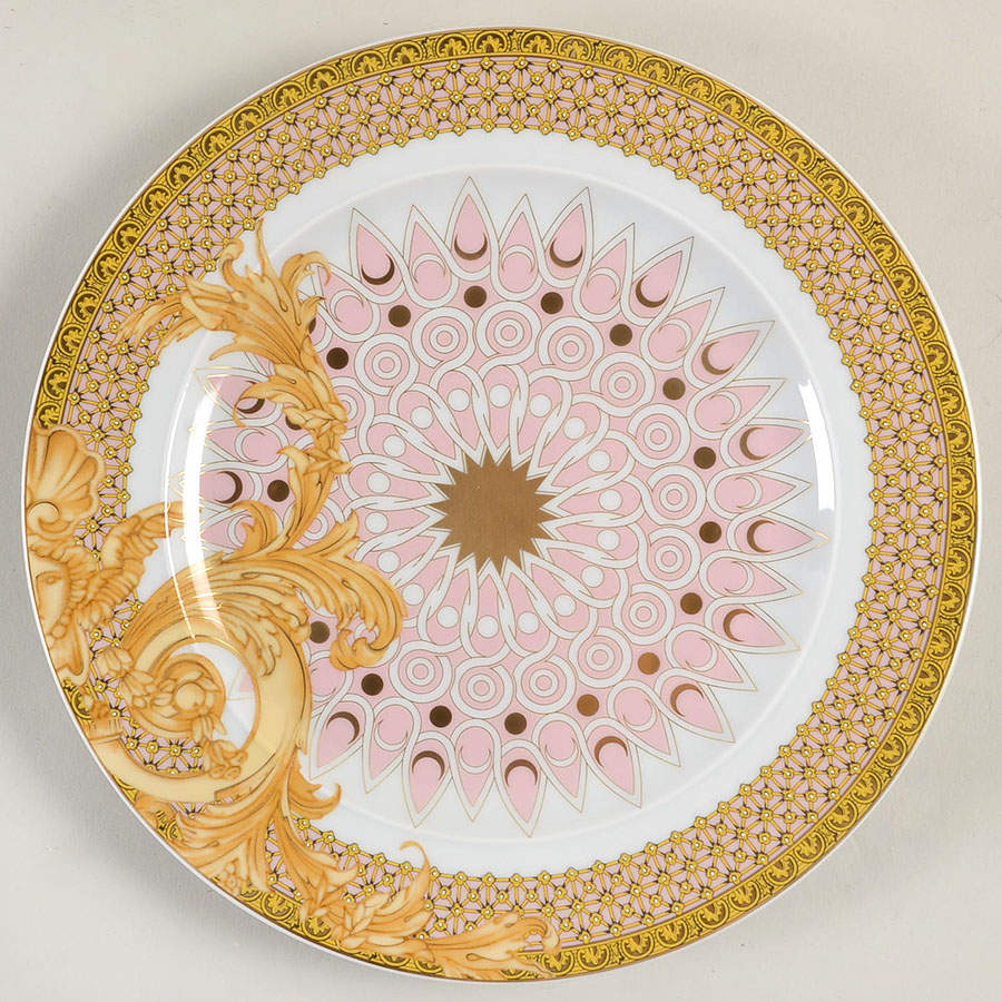 Les Reves Byzantins Salad Plate with 25th Anniversary Backstamp by Rosenthal - Continental-1