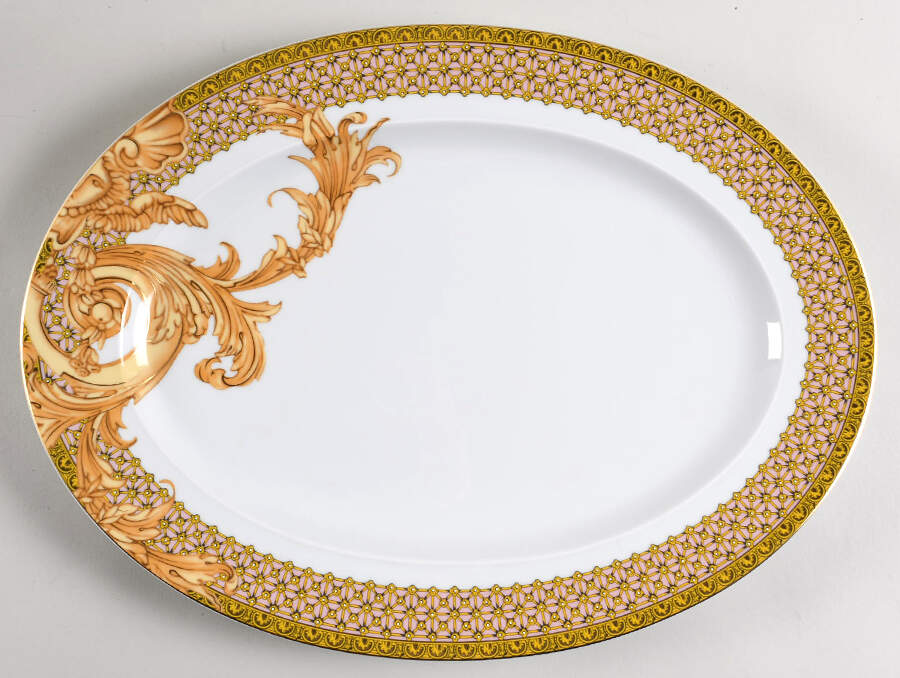 Les Reves Byzantins 15" Oval Serving Platter by Rosenthal - Continental-1