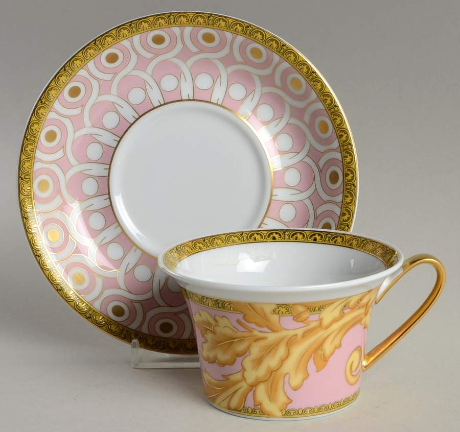 Les Reves Byzantins Flat Cup & Saucer Set by Rosenthal - Continental-1