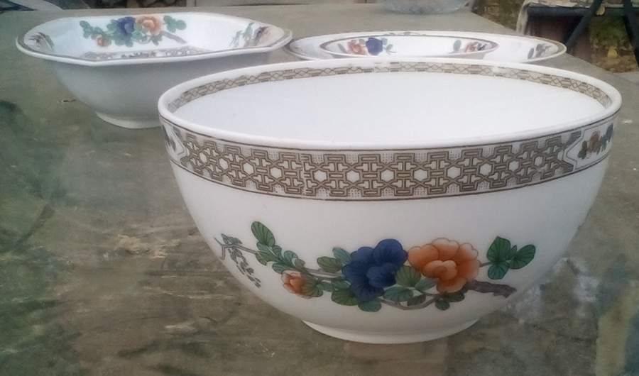 Indian Peony Large Salad Serving Bowl by Rosenthal - Continental-1