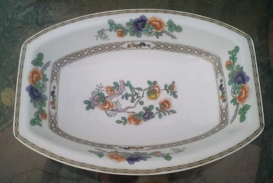 Indian Peony 9" Oval Vegetable Bowl by Rosenthal - Continental-1