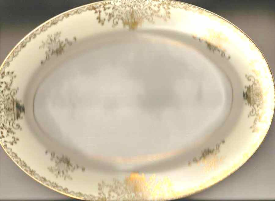 REG29 14" Oval Serving Platter by Regal (Japan)-1