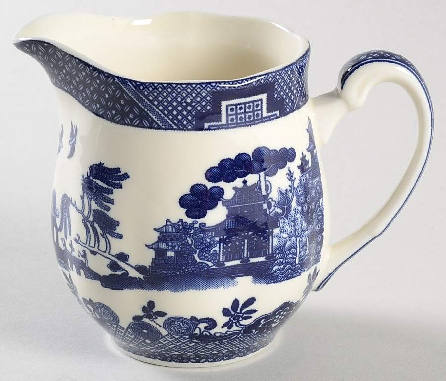 Blue Willow Creamer by Royal Traditions-1