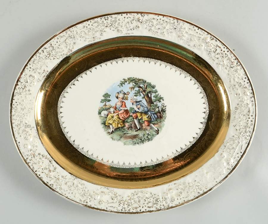 RWZ2 13" Oval Serving Platter by Royal Winston-1