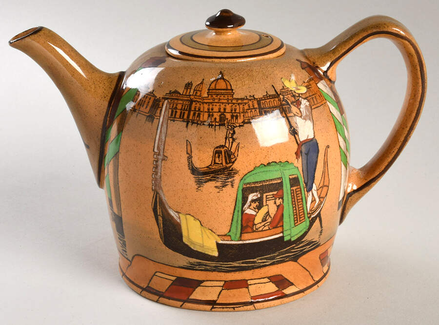 Gondoliers Teapot & Lid by Royal Doulton-1