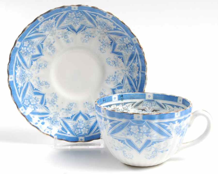 948 Flat Cup & Saucer Set by Samuel Radford-1