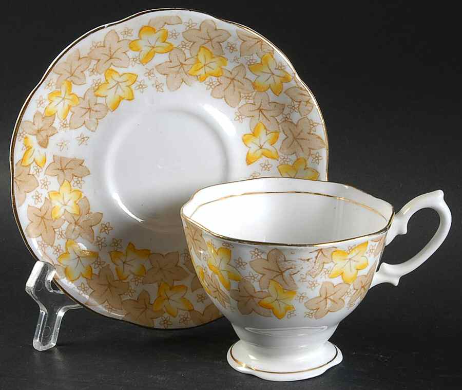 2334 Footed Cup & Saucer Set by Royal Albert-1