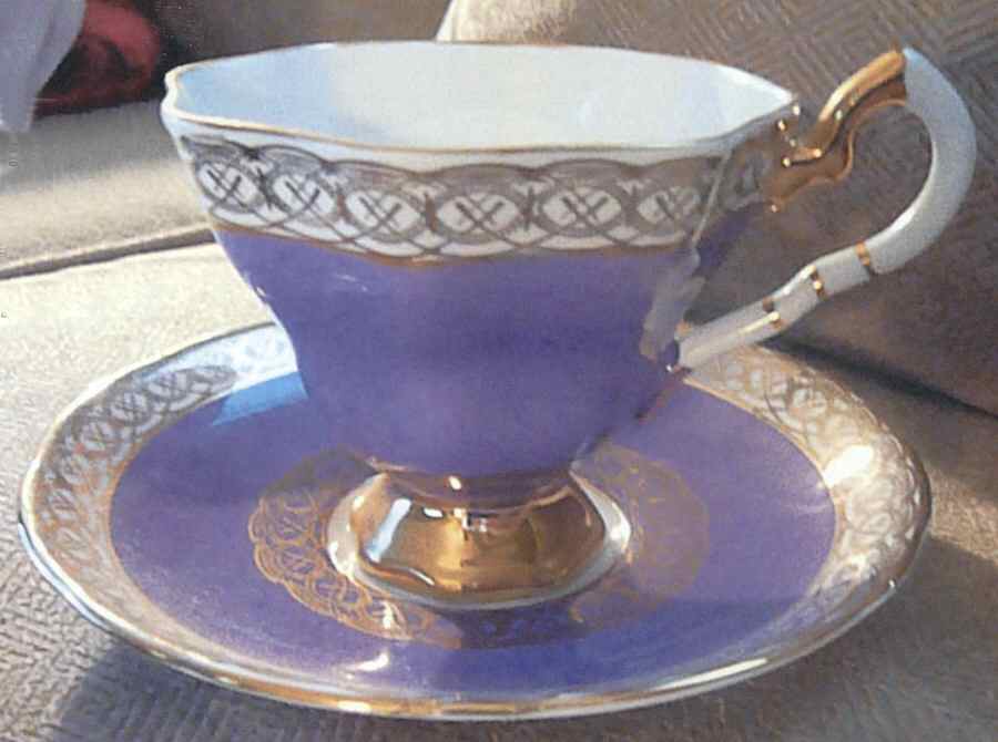 2034 Footed Cup & Saucer Set by Royal Stafford-1