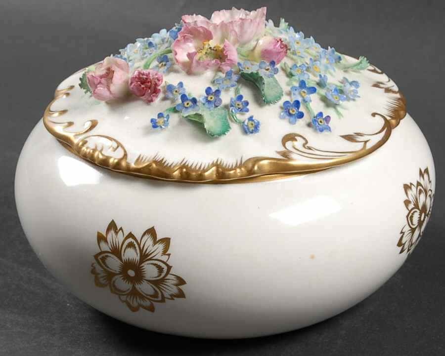 RCD154 Round Trinket Box & Lid by Royal Crown Derby-1