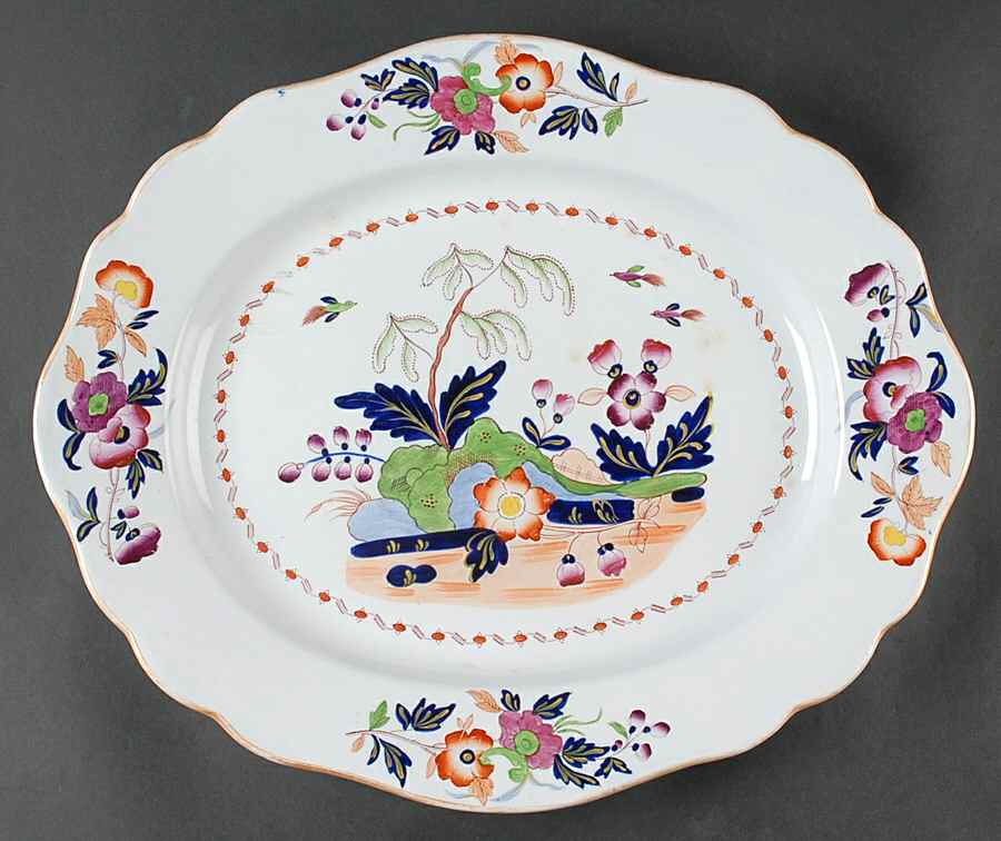 7265 17" Oval Serving Platter by Ridgway (Ridgways)-1