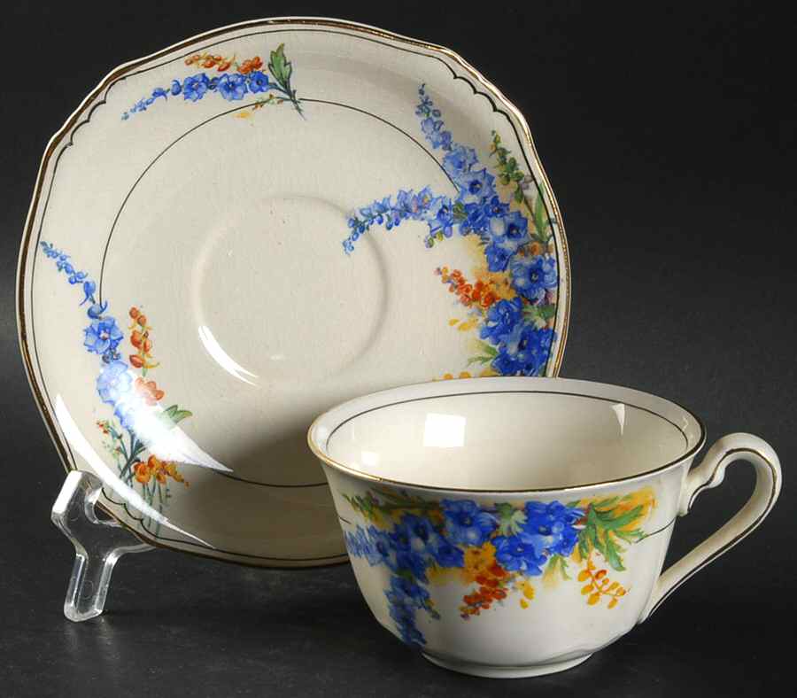 Avalon Flat Cup & Saucer Set by Royal Winton-1