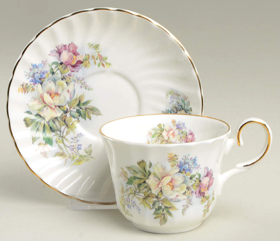 Aurora Flat Cup & Saucer Set by Royal Patrician-1