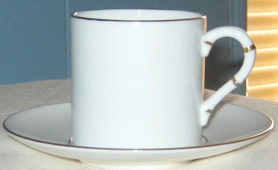 Z2743 Flat Demitasse Cup & Saucer Set by Royal Worcester-1
